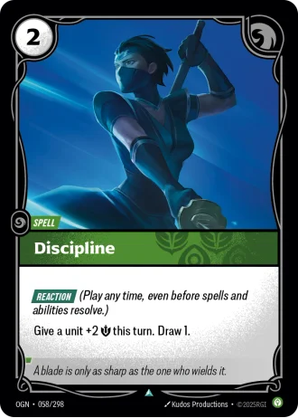 Discipline #058/298 — Origins