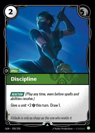 Discipline #058/298 — Organized Play Promos