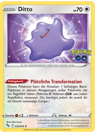 Ditto #053/78 — Pokémon GO