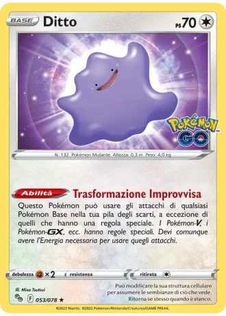 Ditto #053/78 — Pokémon GO