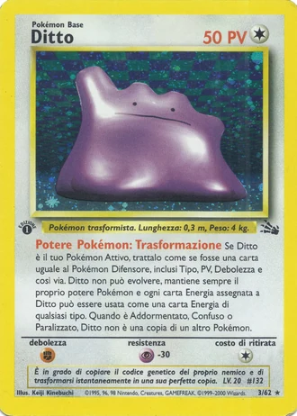 Ditto (1ª Edizione) #3/62 — Fossil (1ª Edizione)