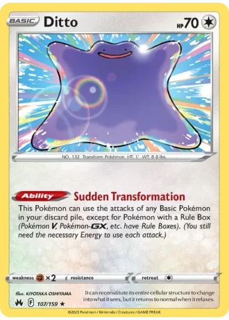 Ditto #107/159 — Crown Zenith