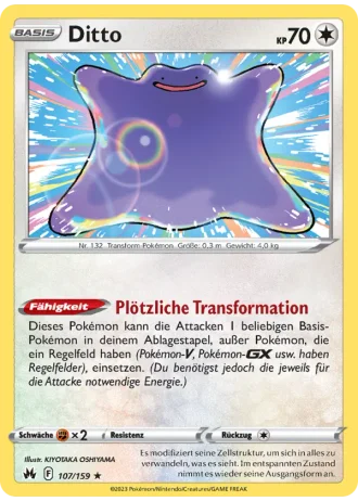 Ditto #107/159 — Zenit der Könige