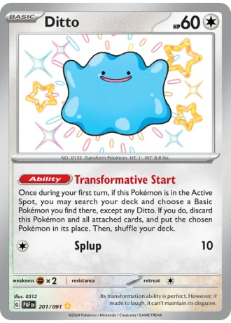 Ditto #201 — Paldean Fates