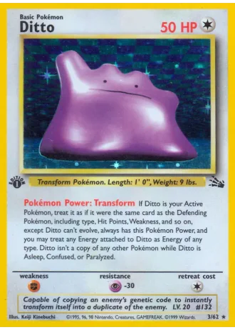 Ditto #3/62 — Fossil