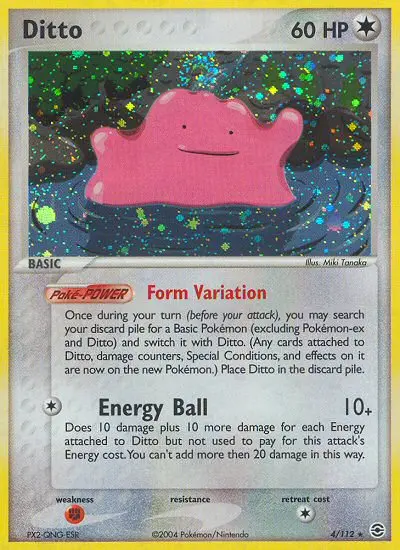 Ditto #4 — EX RossoFuoco e VerdeFoglia