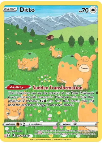 Ditto GG22/70 — Galarian Gallery (Crown Zenith)