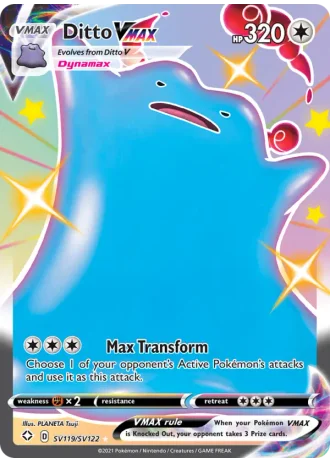 Ditto VMAX SV119/122 — Shiny Vault (Shining Fates)