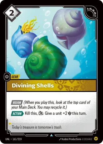 Divining Shells #161/219 — Unleashed