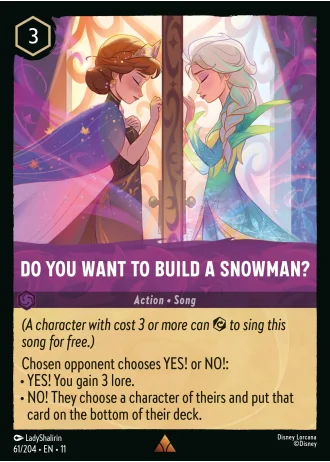 Do You Want to Build A Snowman? #61/204 — Winterspell