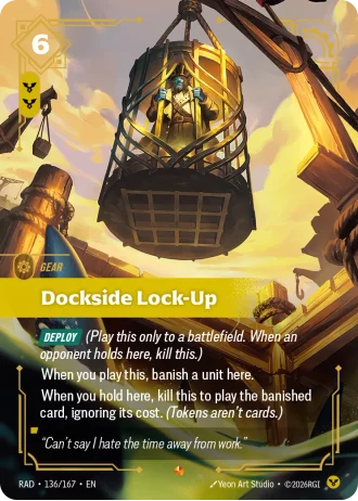 Dockside Lock-Up #136/167 — Radiance