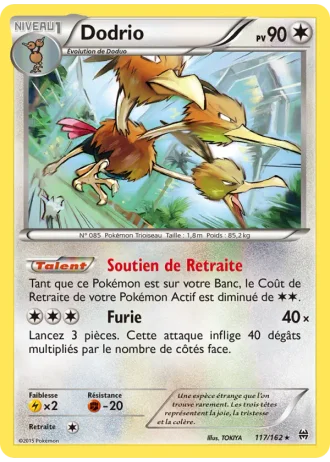 Dodrio #117/162 — Impulsion Turbo