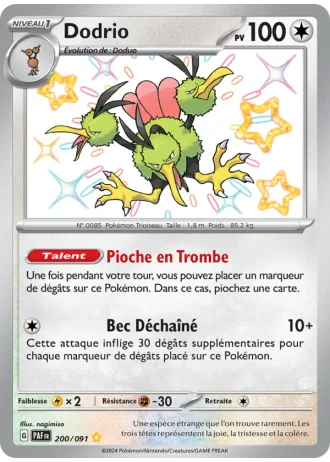 Dodrio #200 — Destinées de Paldea