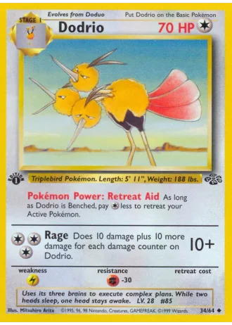 Dodrio #34/64 — Jungle