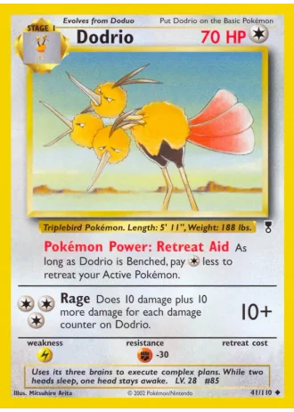 Dodrio #41 — Legendary Collection