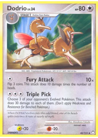 Dodrio #46 — Mysterious Treasures