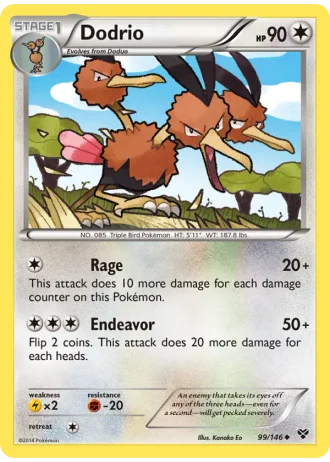 Dodrio #99/146 — XY