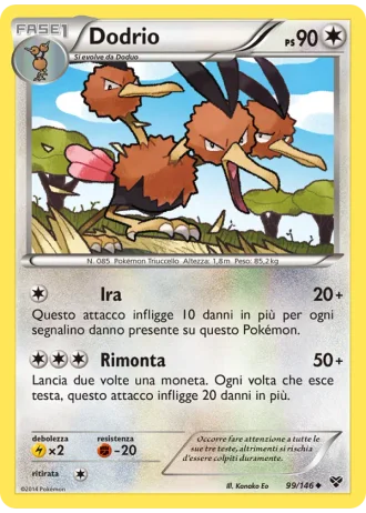 Dodrio #99/146 — XY