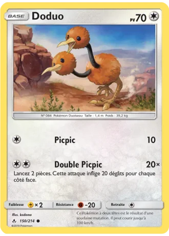Doduo #150 — Alliance Infaillible