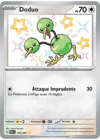 Doduo #199 — Destinées de Paldea