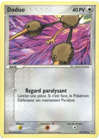 Doduo #45 — EX Émeraude