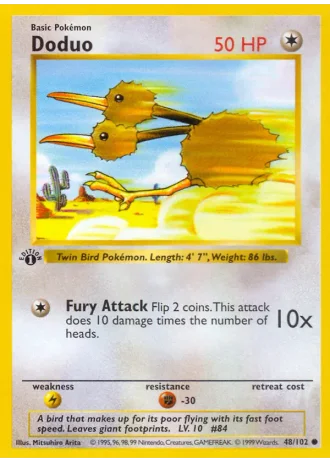 Doduo #48/102 — Base Set