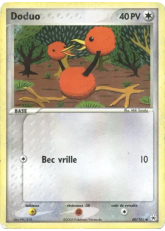 Doduo #60 — EX Légendes Oubliées