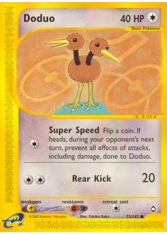 Doduo #73 — Aquapolis