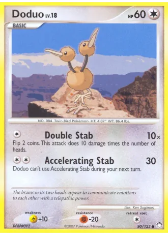 Doduo #80/123 — Tesori Misteriosi