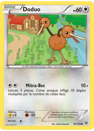 Doduo #99 — Tempête Plasma