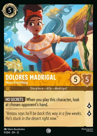 Dolores Madrigal - Hears Everything #9/257 — Wilds Unknown