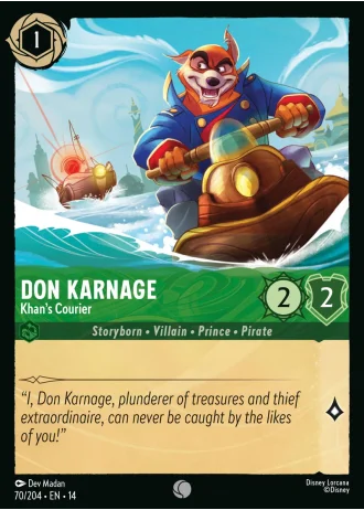 Don Karnage - Khan's Courier #70/257 — Hyperia City