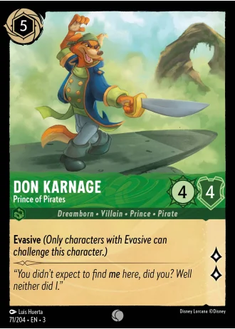 Don Karnage - Prince of Pirates #71/204 — Into the Inklands
