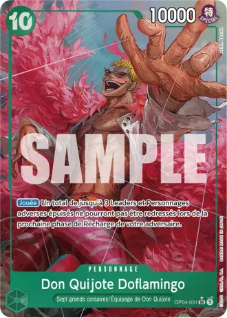 Don Quijote Doflamingo (OP04-031) (Reprint) — ONE PIECE CARD THE BEST (PRB01)