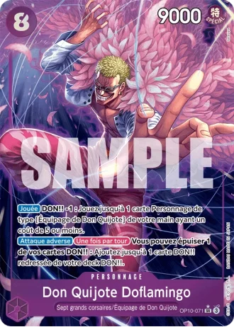 Don Quijote Doflamingo (OP10-071) (Alternative Art) — Sang Royal (OP10)