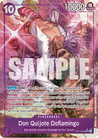 Don Quijote Doflamingo (OP14-069) (Alternative Art) — Les Sept de la Mer d'Azur (OP14-EB04)