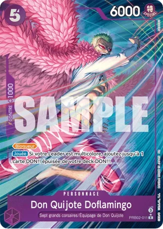 Don Quijote Doflamingo (PRB02-011) (Special Rare) — ONE PIECE CARD THE BEST vol.2 (PRB02)