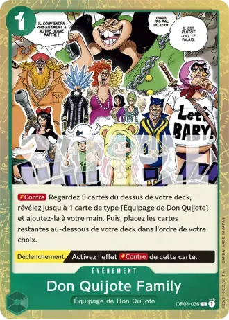 Don Quijote Family (OP04-036) (Reprint) — ONE PIECE CARD THE BEST (PRB01)