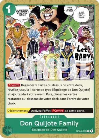 Don Quijote Family (OP04-036) (Textured Foil) — ONE PIECE CARD THE BEST (PRB01)