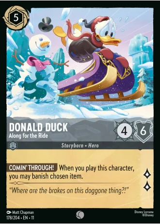 Donald Duck - Along for the Ride #178/204 — Winterspell