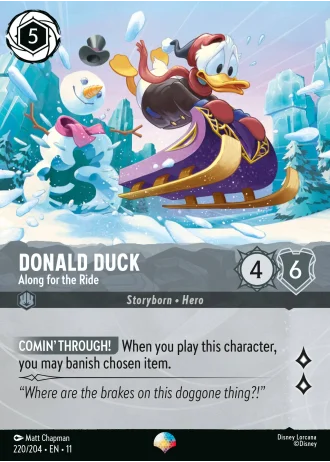 Donald Duck - Along for the Ride #220/204 — Winterspell