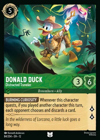Donald Duck - Distracted Traveler #84/257 — Wilds Unknown