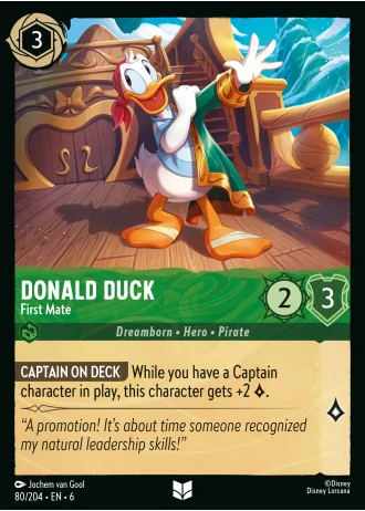 Donald Duck - First Mate #80/204 — Azurite Sea