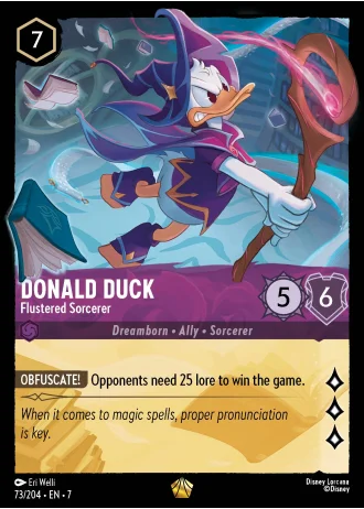 Donald Duck - Flustered Sorcerer #73/204 — Archazia's Island