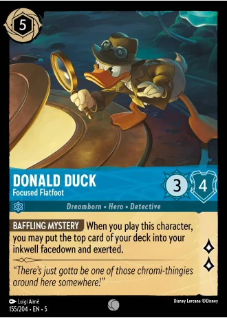 Donald Duck - Focused Flatfoot #155/204 — Shimmering Skies