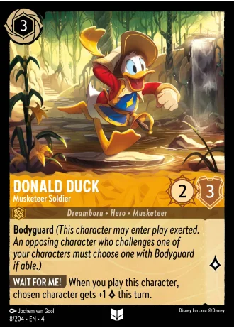 Donald Duck - Musketeer Soldier #8/204 — Ursula's Return