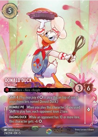 Donald Duck - Pie Slinger #214/204 — Shimmering Skies