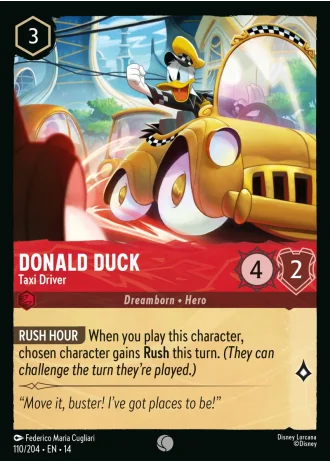 Donald Duck - Taxi Driver #110/257 — Hyperia City