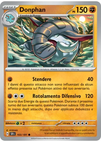 Donphan #103 — Scintille Folgoranti