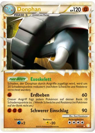 Donphan #107 — HeartGold SoulSilver